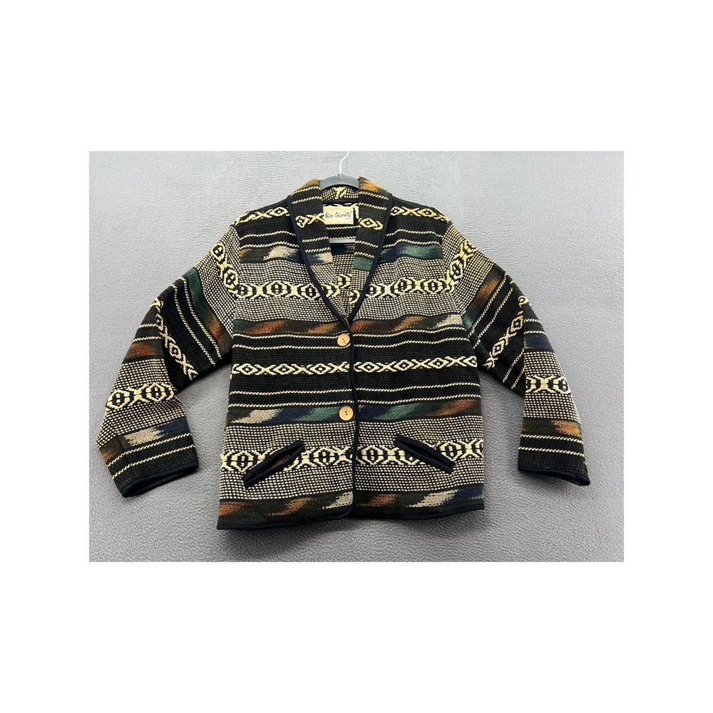 Two Twenty Anthropologie Jacket Womens M Aztec Southwestern Tapestry Coat Woven